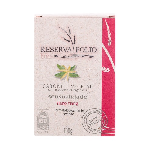 Sabonete Vegetal Orgânico Sensualidade Ylang Ylang 100g – Reserva Folio