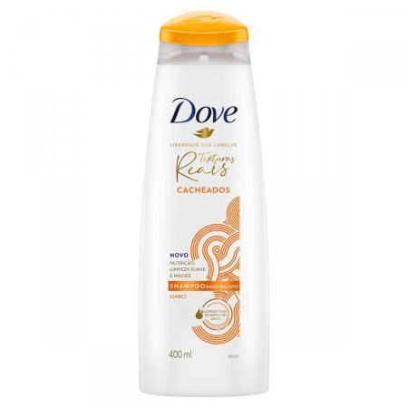 Shampoo Dove Texturas Reais Cacheados Óleo de Babosa 400ml