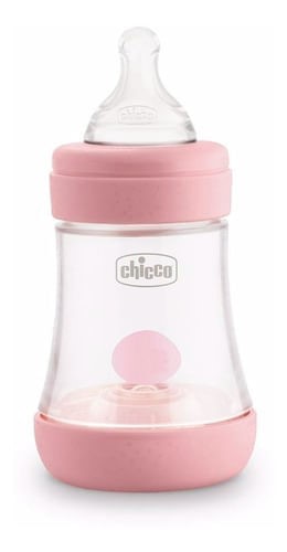 Mamadeira Chicco Perfect 5 Fluxo Inicial 0m+ Rosa de 150ml