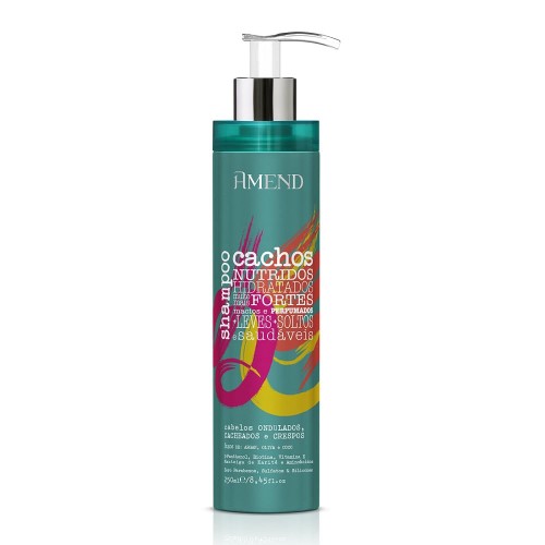 Shampoo Amend Cachos Nutridos Hidratados com 250ml