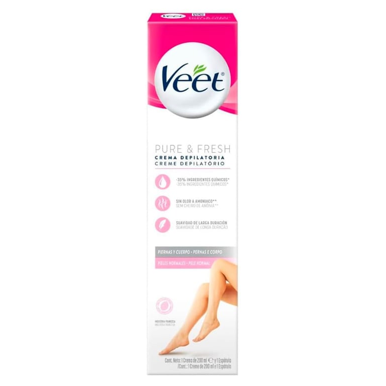 Creme Depilatório Corporal Veet Peles Normais 200ml