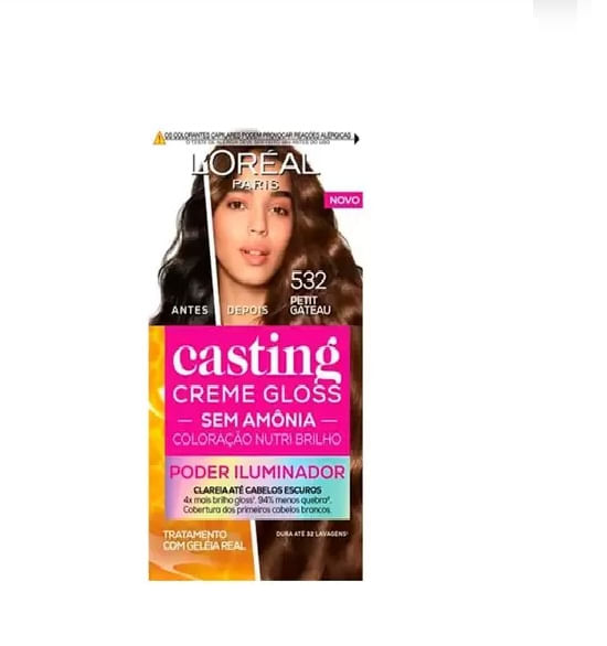 Tintura Loréal Paris Casting Creme Gloss 532 Petit Gateau