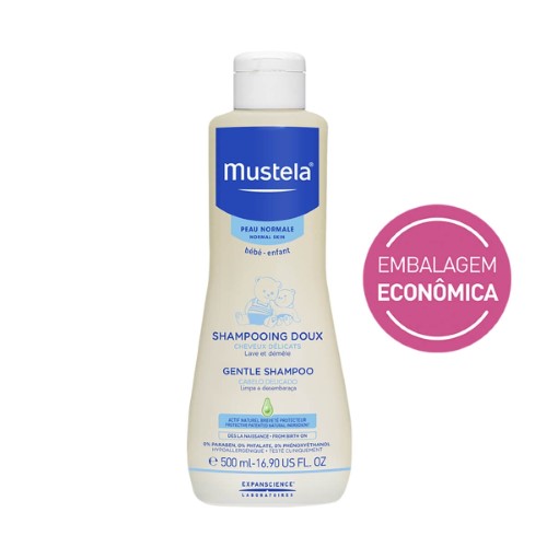 Gel De Banho Mustela Lavante Suave Corpo e Cabelo 500ml