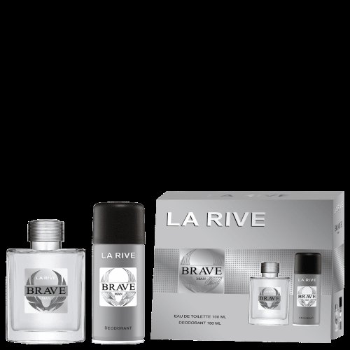 Perfume La Rive Kit Brave Masculino - Eau de Toilette 100ml + Desodorante 150ml