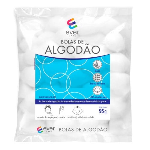 Algodão Bola Sanfarma Ever Care 95g