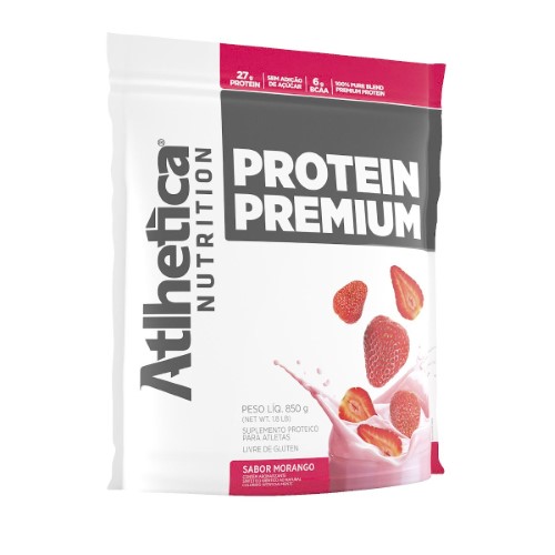 Protein Premium Atlhetica Nutrition Morango 850g