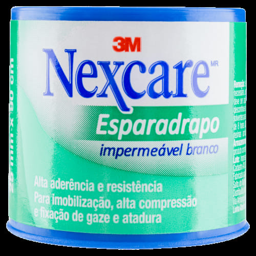 Esparadrapo Impermeável Nexcare Branco 25mm x 90cm