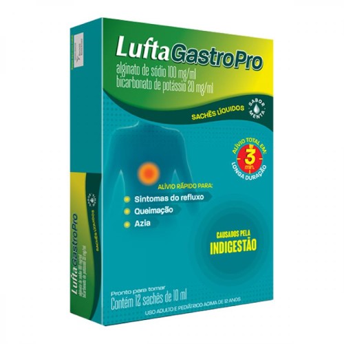 Lufta GastroPro Alívio Rápido Sachês Líquidos 10ml