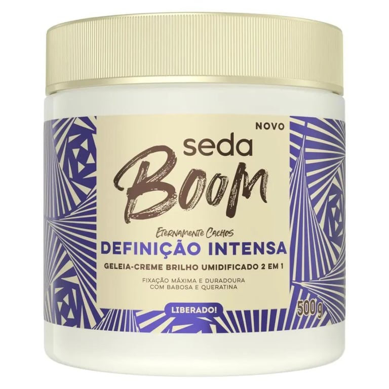 Geleia Capilar Seda Boom Definição Intensa 500g