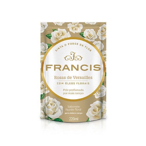 Sabonete Líquido Francis Rosas de Versailles Refil 220ml