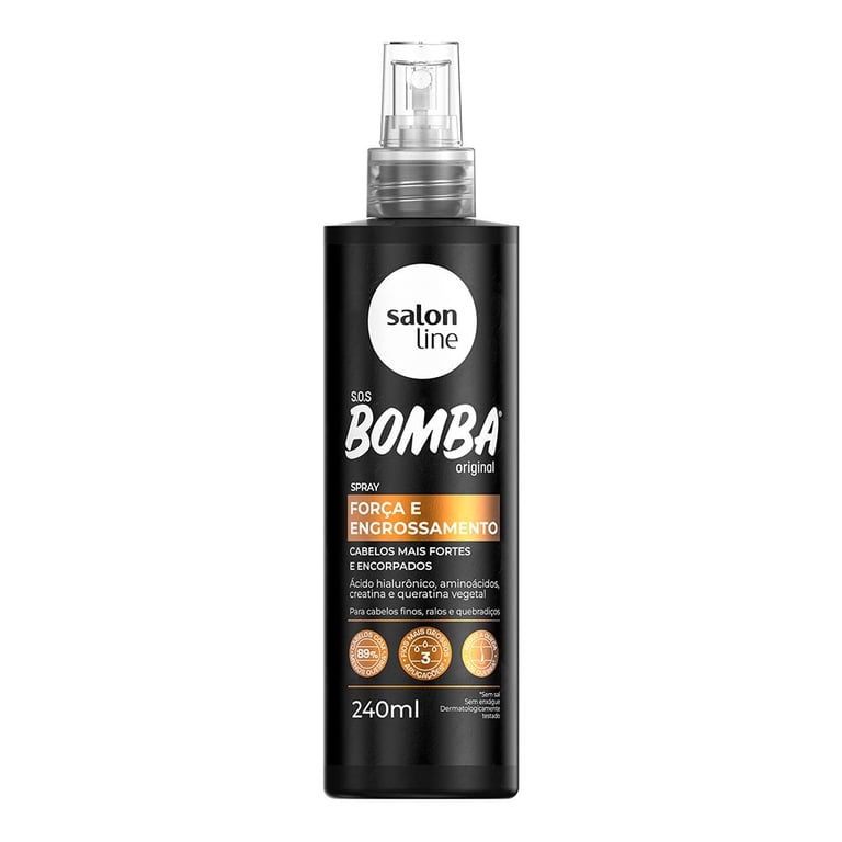 Spray Salon Line Sos Bomba Forca E Engrossamento 240ml