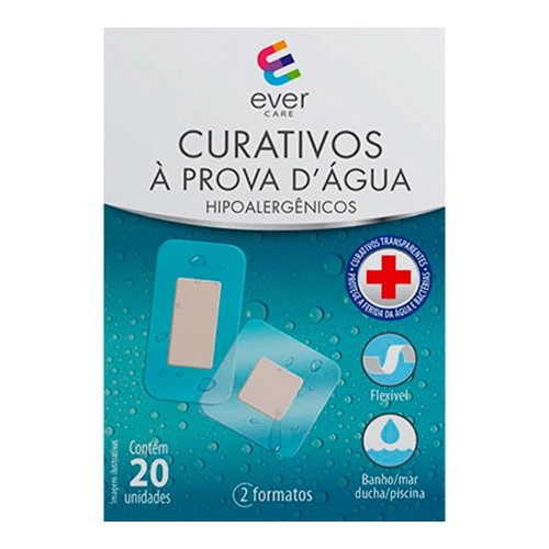 Curativos À Prova Dgua Ever Care 20 Unidades