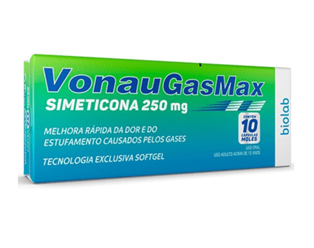 VonauGasMax Simeticona 250mg 10 cápsulas