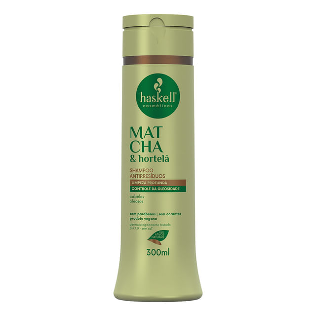 Shampoo Antirresíduos Haskell Matcha 300ml