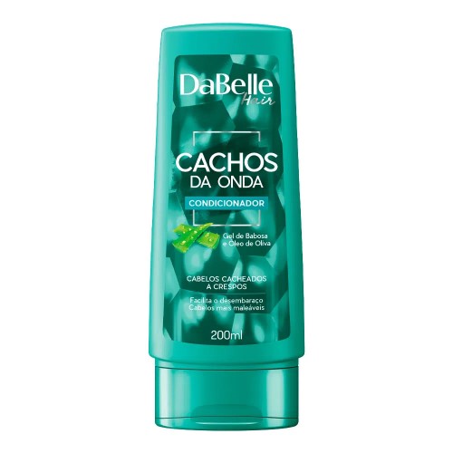 Condicionador Dabelle Cachos da Onda Cabelos Cacheados e Crespos 200ml