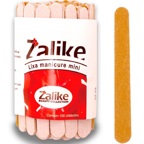 Lixa Para Unhas Zalike Mini Com 100 Unidades - 816