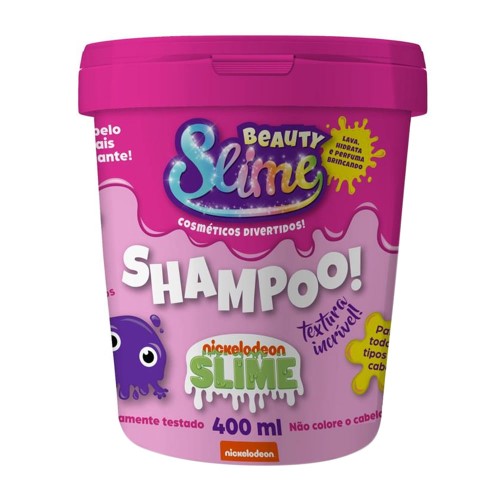 Shampoo Beauty Slime Pink com 400ml