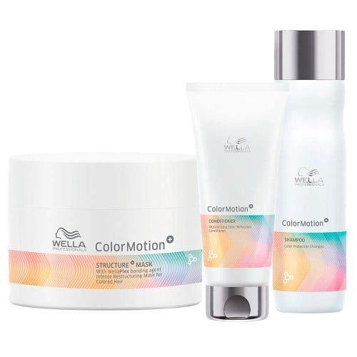 Wella Professionals Color Motion Kit – Shampoo + Condicionador + Máscara