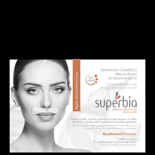 Adesivo De Silicone Superbia Região Perioral 35g 2 Unidades