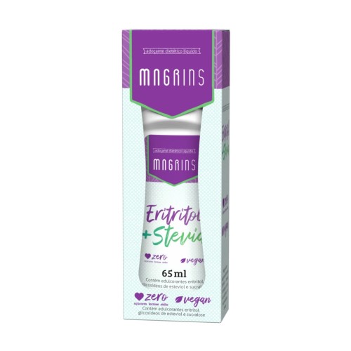 Adoçante Magrins Eritritol + Stevia 65ml