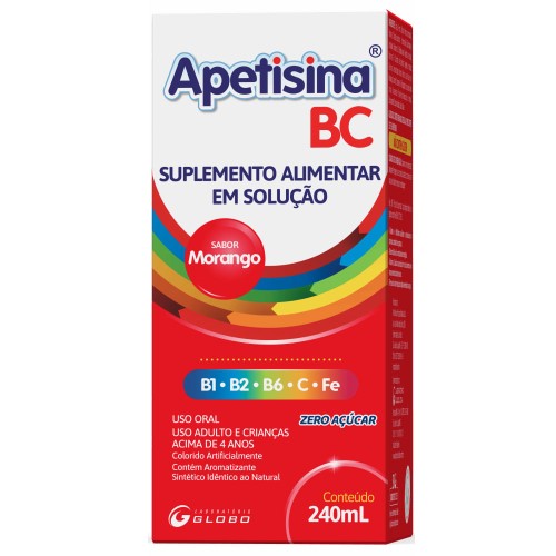 Apetisina BC Solução Oral Morango 240mL