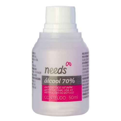 Álcool Líquido 70% Needs com 50ml