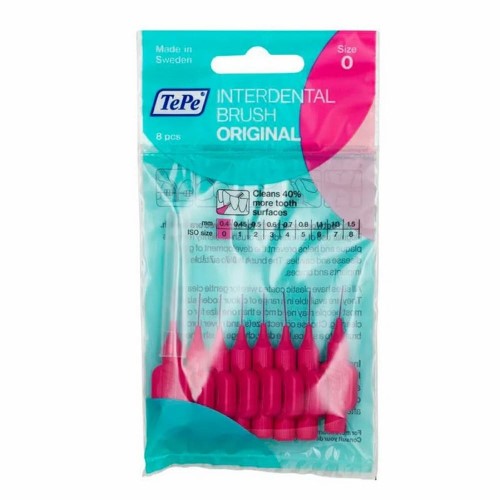 Escova Interdental Brush Tepe Original 0,4mm Rosa 8 Unidades