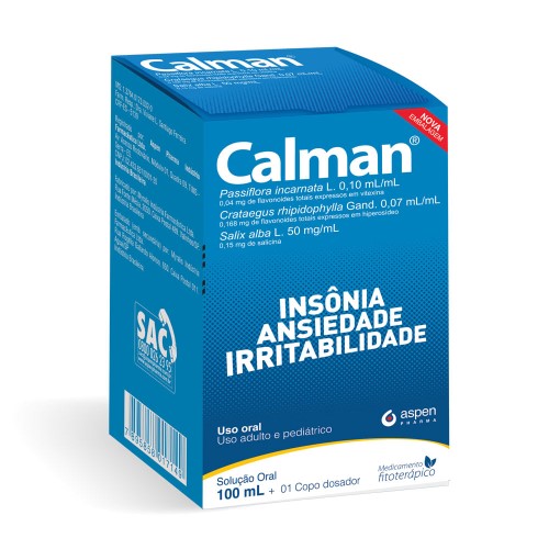 Calman Solução Oral com 100ml