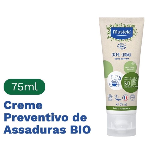 Creme Preventivo de Assaduras Mustela Bio 75ml