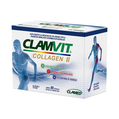 Clamvit Collagen Ii Com 90 Capsulas