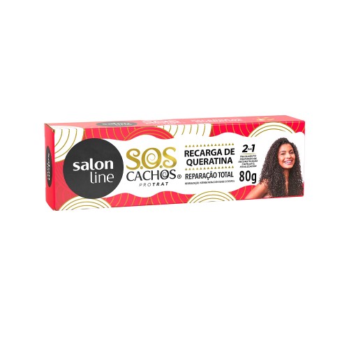 Finalizador Salon Line Sos Cachos Repar Total 80g