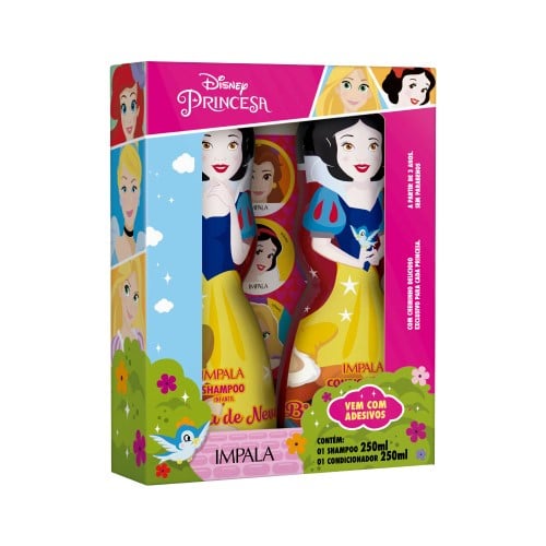 Shampoo + Condicionador Infantil Impala Branca de Neve 250 ml cada