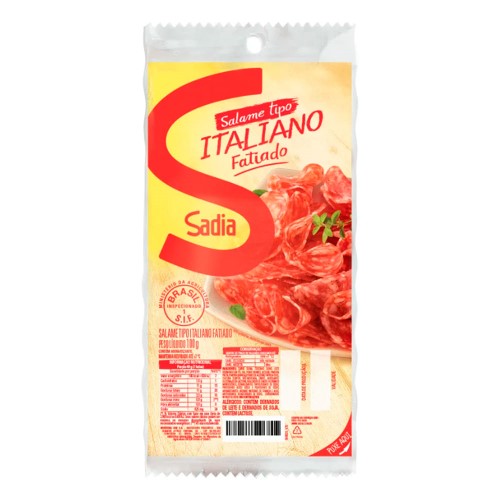 Salame Italiano Fatiado Sadia 100g