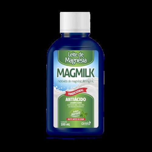 Leite de Magnésia Magmilk Hortelã 100ml