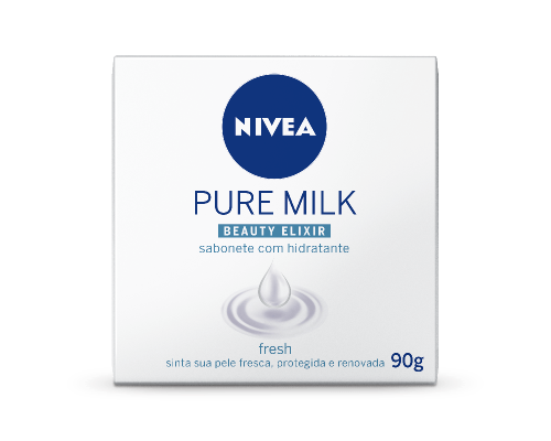 Sabonete em Barra Nivea Pure Milk Fresh com 90g