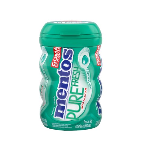 Goma de Mascar Mentos Pure Fresh Wintergreen Sem Açúcar 92g