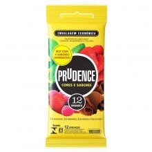 Camisinha Prudence Cores e Sabores Mix com 12 unidades