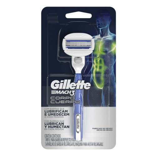 Aparelho de Depilação Gillette Mach 3 Corpo 1 unidade