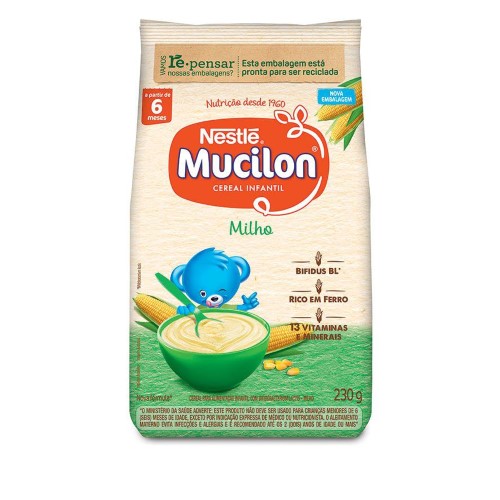 Mucilon Milho Cereal Infantil Sachê 230g