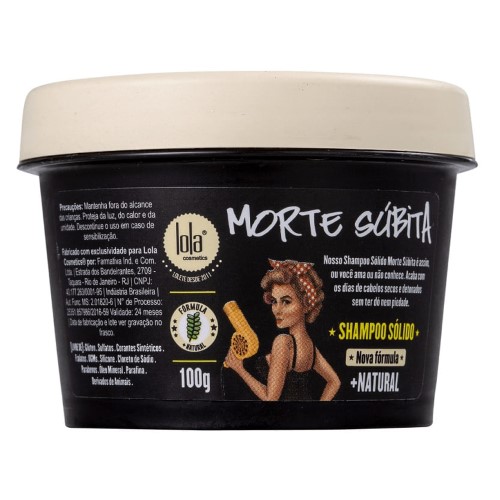 Shampoo Lola Morte Súbita Sólido 100g