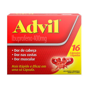 Advil 400mg com 16 Cápsulas Líquidas