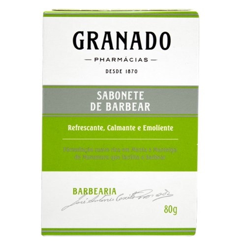 Sabonete Em Barra De Barbear Granado 80g