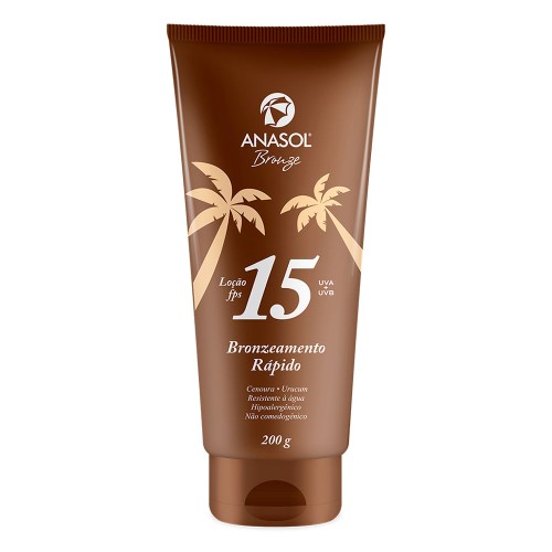 Loção Bronzeadora Anasol Bronze FPS 15 com 200g