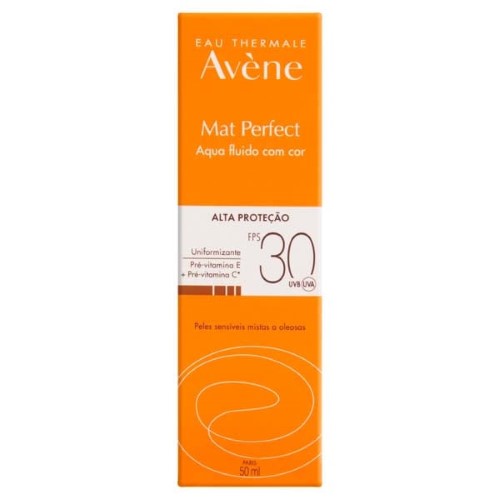 Avene Mat Perfect Fluído Com Cor Fps30 Avène 50ml