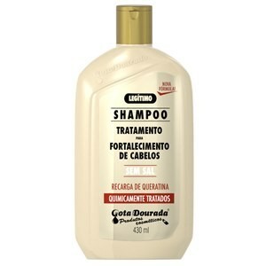 Shampoo Gota Dourada Tratamento Para Fortalecimento de Cabelo 430ml