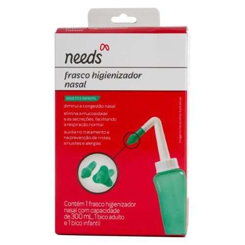 Frasco Higienizador Nasal Needs 300ml