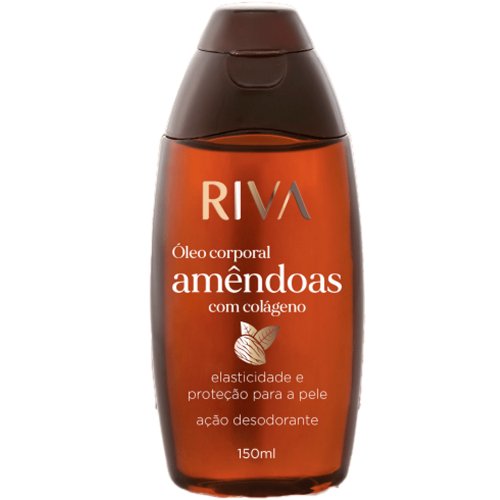 Óleo Hidratante Riva Amêndoas Com Colágeno 150ml