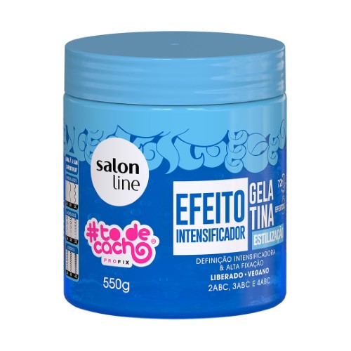 Gelatina Capilar #Todecacho Efeito Intensificador Salon Line 550g