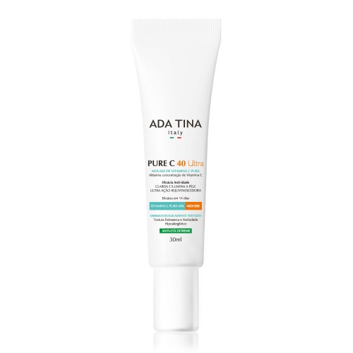 Pure C 40 Ada Tina Ultra Mousse Antiidade 30ml