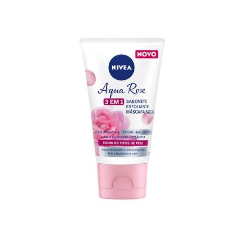 Sabonete Nivea Aqua Rose 3 em 1 150ml